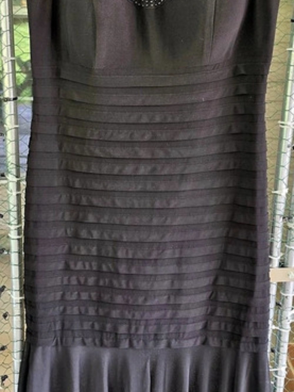 Xscape Maxi Dress in Black Size 14W Like New